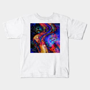 Eruption Abstract Art Kids T-Shirt